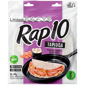 MASSA RAP 10 TORTILHA 198G FIBRAS TAPIOCA